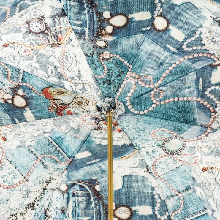 ομπρέλα | PASOTTI 189 5d566-1 u5 - vintage μαργαριταρένια ομπρέλα διπλό ύφασμα 2N6B8482 γυναίκες